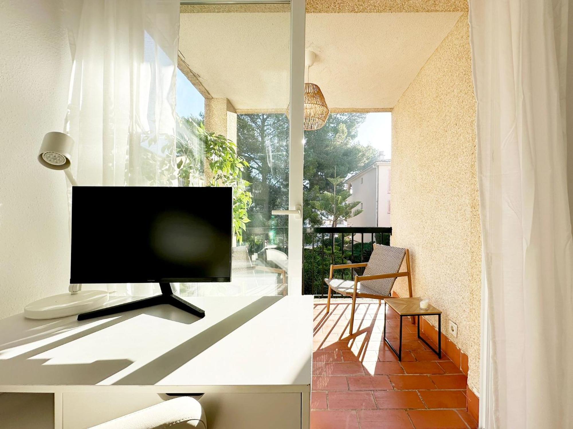 Ferienwohnung Piso Tamarells Con Balcon Y Piscina Port Pollensa Port de Pollença Exterior foto